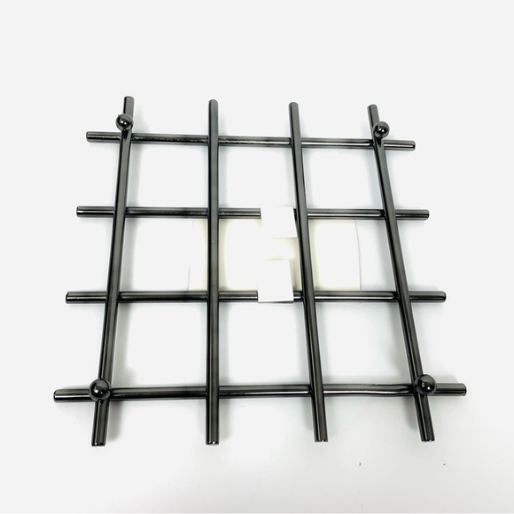 Square Black Onyx Decorative Design Kitchen Trivet - Picture 2 of 6